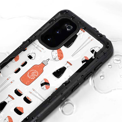 Sushi Foodie Galaxy S20 Waterproof Case