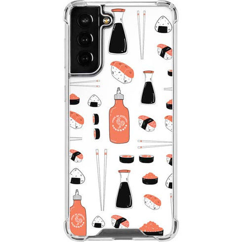 Sushi Foodie Galaxy S21 FE Clear Case