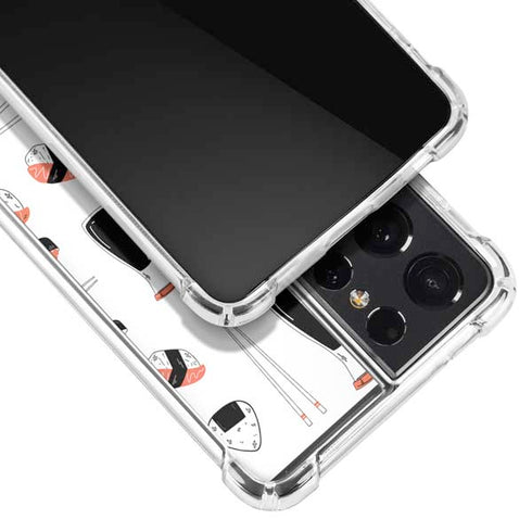 Sushi Foodie Galaxy S21 Ultra 5G Clear Case
