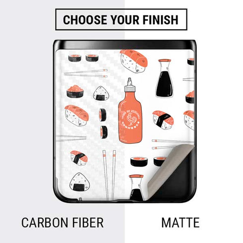 Sushi Foodie Galaxy Z Flip Skin