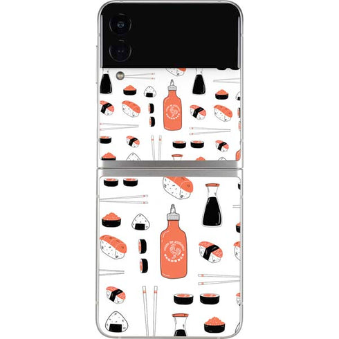 Sushi Foodie Galaxy Z Flip3 5G Skin