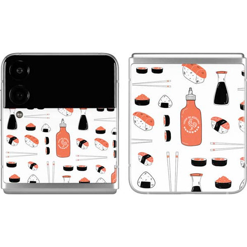 Sushi Foodie Galaxy Z Flip4 5G Skin