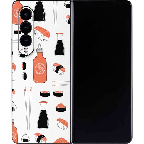 Sushi Foodie Galaxy Z Fold4 5G Skin