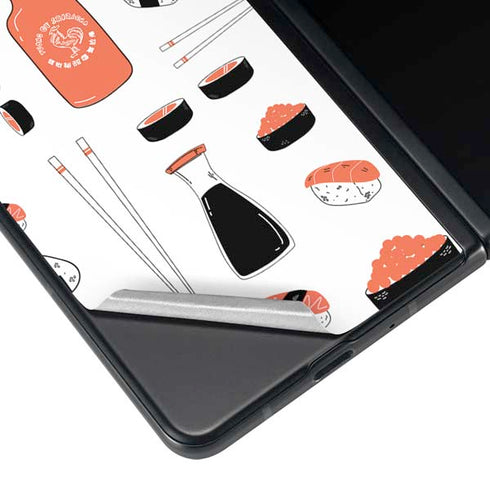 Sushi Foodie Galaxy Z Fold4 5G Skin