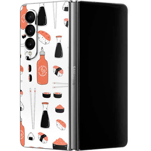 Sushi Foodie Galaxy Z Fold4 5G Skin