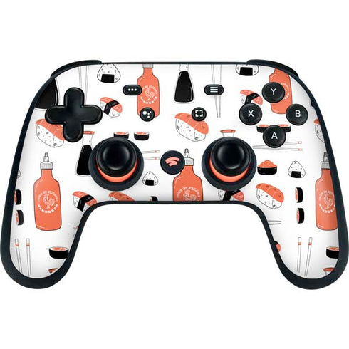 Sushi Foodie Google Stadia Controller Skin
