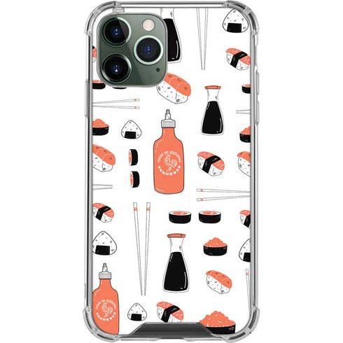 Sushi Foodie iPhone 12 Pro Max Clear Case