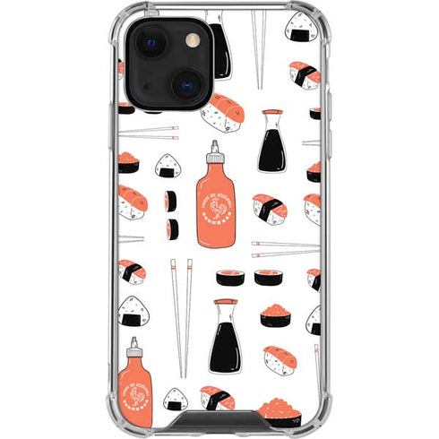 Sushi Foodie iPhone 13 Mini Clear Case