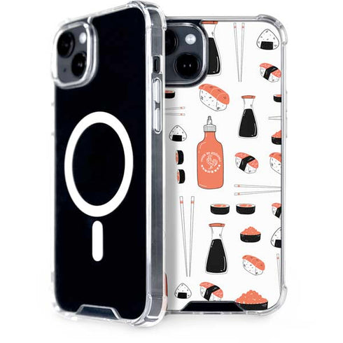 Sushi Foodie iPhone 15 Plus MagSafe Case
