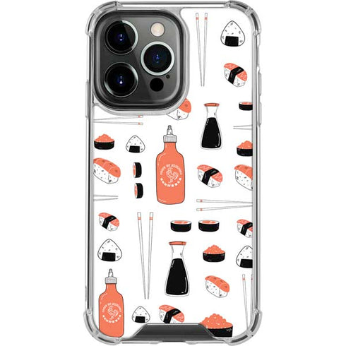 Sushi Foodie iPhone 15 Pro Clear Case
