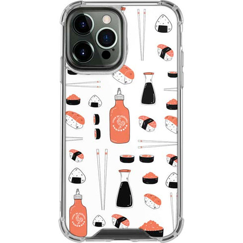 Sushi Foodie iPhone 15 Pro Max Clear Case