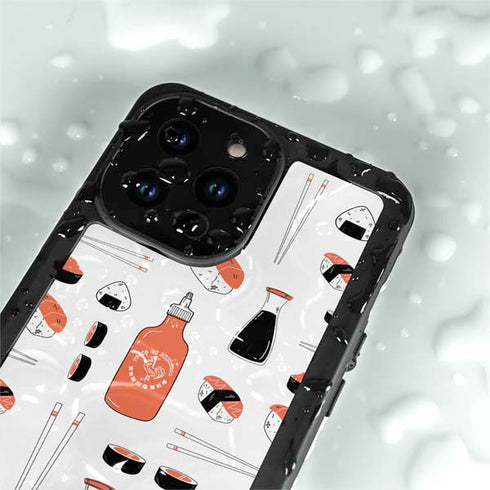 Sushi Foodie iPhone 14 Pro Max Waterproof Case