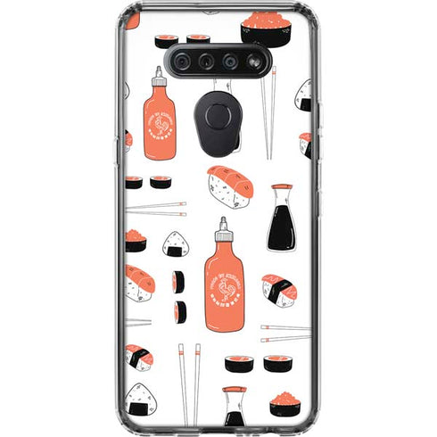 Sushi Foodie LG K51/Q51 Clear Case