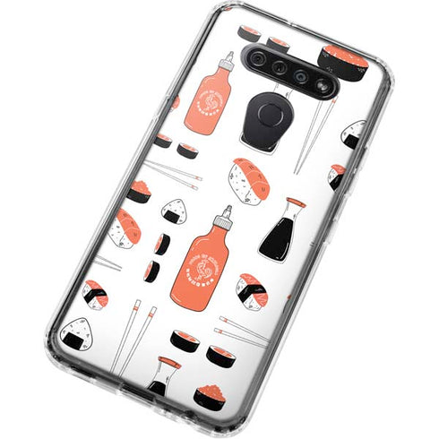 Sushi Foodie LG K51/Q51 Clear Case