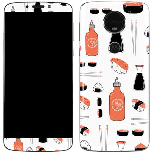 Sushi Foodie Moto E5 Plus Skin