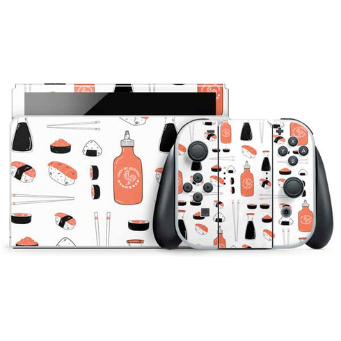 Sushi Foodie Nintendo Switch OLED (2021) Skin