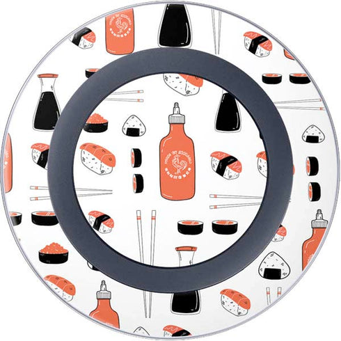 Sushi Foodie Wireless Charger Skin