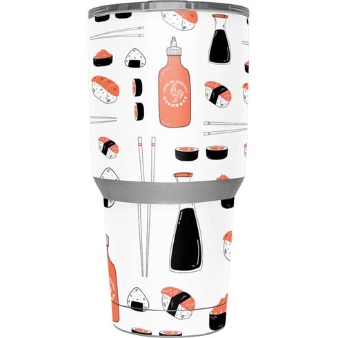 Sushi Foodie Yeti 30oz Rambler Tumbler Skin