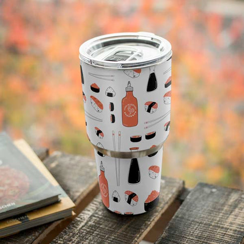 Sushi Foodie Yeti 30oz Rambler Tumbler Skin