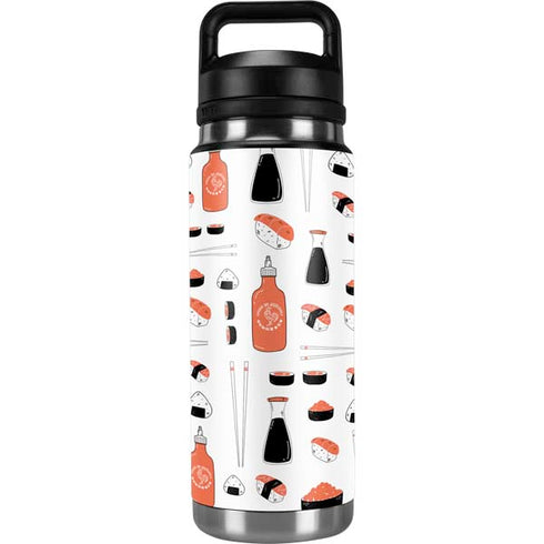 Sushi Foodie YETI Rambler 26oz Bottle Skin