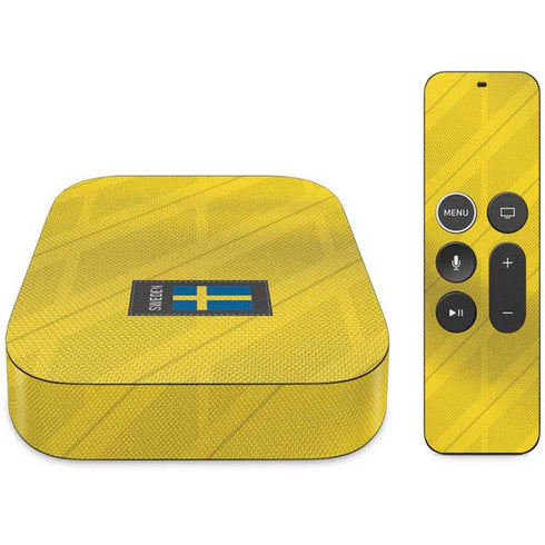 Sweden Soccer Flag Apple TV Skin