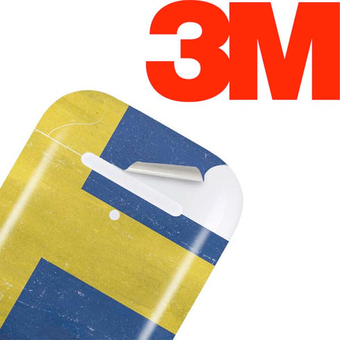 Sweden Flag Distressed Apple AirPods Skin