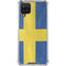 Sweden Flag Distressed Galaxy A12 Clear Case