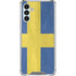 Sweden Flag Distressed Galaxy A13 5G Clear Case