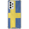 Sweden Flag Distressed Galaxy A33 5G Clear Case