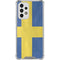 Sweden Flag Distressed Galaxy A53 5G Clear Case