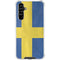 Sweden Flag Distressed Galaxy A54 5G Clear Case