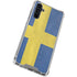 Sweden Flag Distressed Galaxy A54 5G Clear Case