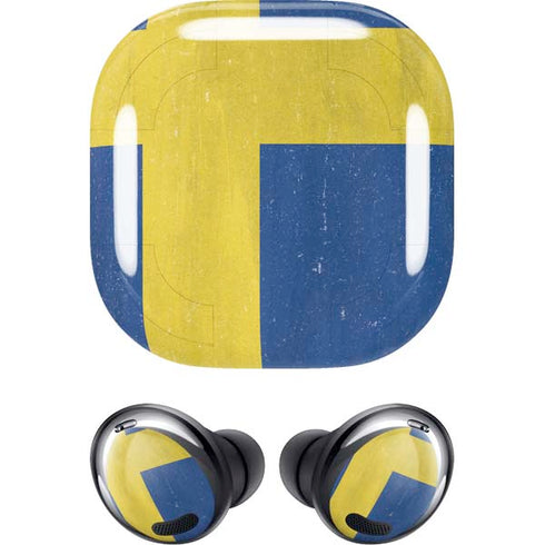 Sweden Flag Distressed Galaxy Buds Pro Skin