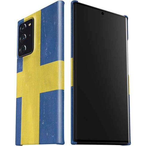 Sweden Flag Distressed Galaxy Note20 Ultra 5G Lite Case