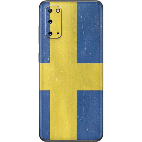 Sweden Flag Distressed Galaxy S20 Skin