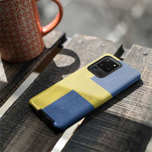 Sweden Flag Distressed Galaxy S20 Ultra 5G Pro Case