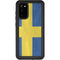 Sweden Flag Distressed Galaxy S20 Waterproof Case