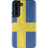 Sweden Flag Distressed Galaxy S22 Pro Case