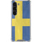 Sweden Flag Distressed Galaxy S23 Clear Case