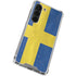 Sweden Flag Distressed Galaxy S23 Clear Case