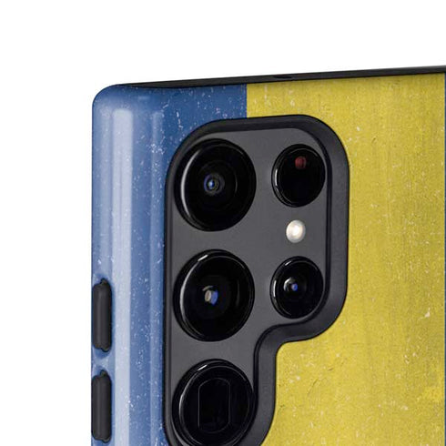 Sweden Flag Distressed Galaxy S24 Ultra Impact Case