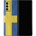 Sweden Flag Distressed Galaxy Z Fold2 5G Skin