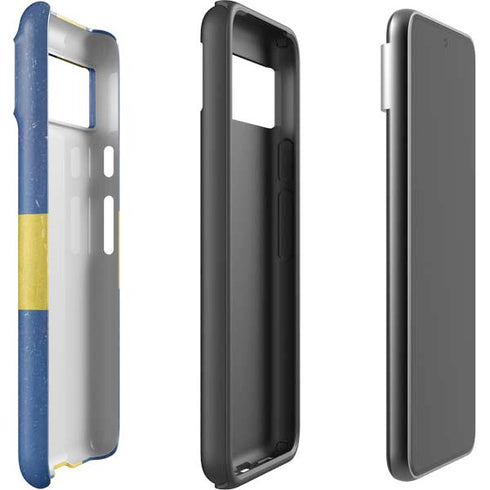 Sweden Flag Distressed Google Pixel 8 Impact Case