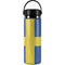 Sweden Flag Distressed Hydro Flask 20oz Wide Mouth Skin