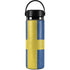 Sweden Flag Distressed Hydro Flask 20oz Wide Mouth Skin