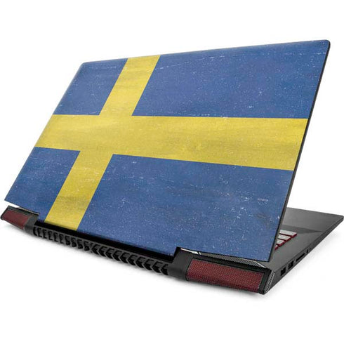Sweden Flag Distressed Lenovo IdeaPad Skin