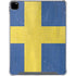Sweden Flag Distressed iPad Pro 12.9in (2020) Clear Case