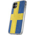 Sweden Flag Distressed iPhone 11 Clear Case