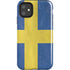 Sweden Flag Distressed iPhone 11 Impact Case
