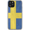 Sweden Flag Distressed iPhone 11 Pro Clear Case
